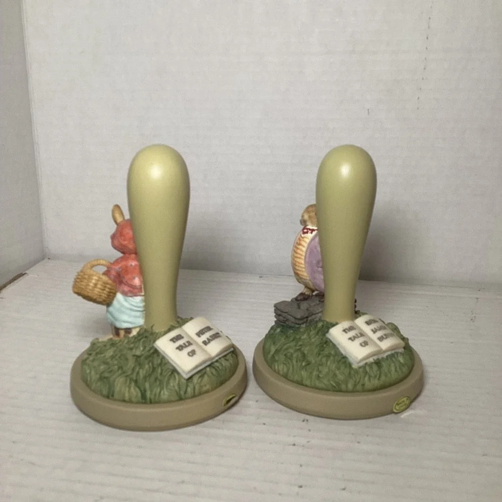 Vintage 1997 Beatrix Potter Cookie Stamps Mrs Rabbit Benjamin Bunny Set of 2